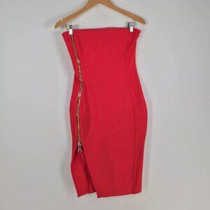 Peace + Love Womens Strapless Bodycon Dress